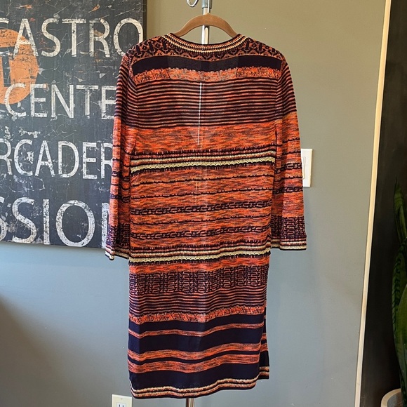 🥑Diane von Furstenberg Metallic Knit Cardigan sweater Multicolor small - Picture 6 of 9